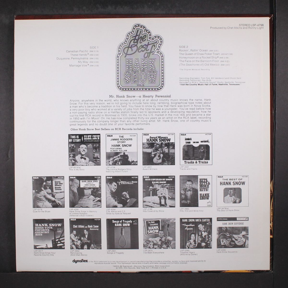 best of, vol. 2 by HANK SNOW
