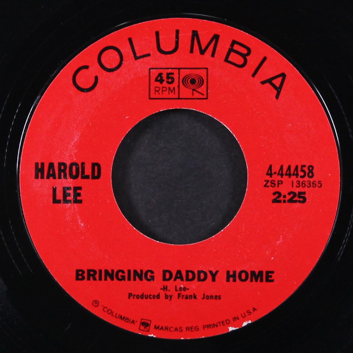 bringing daddy home / the two sides of me by HAROLD LEE