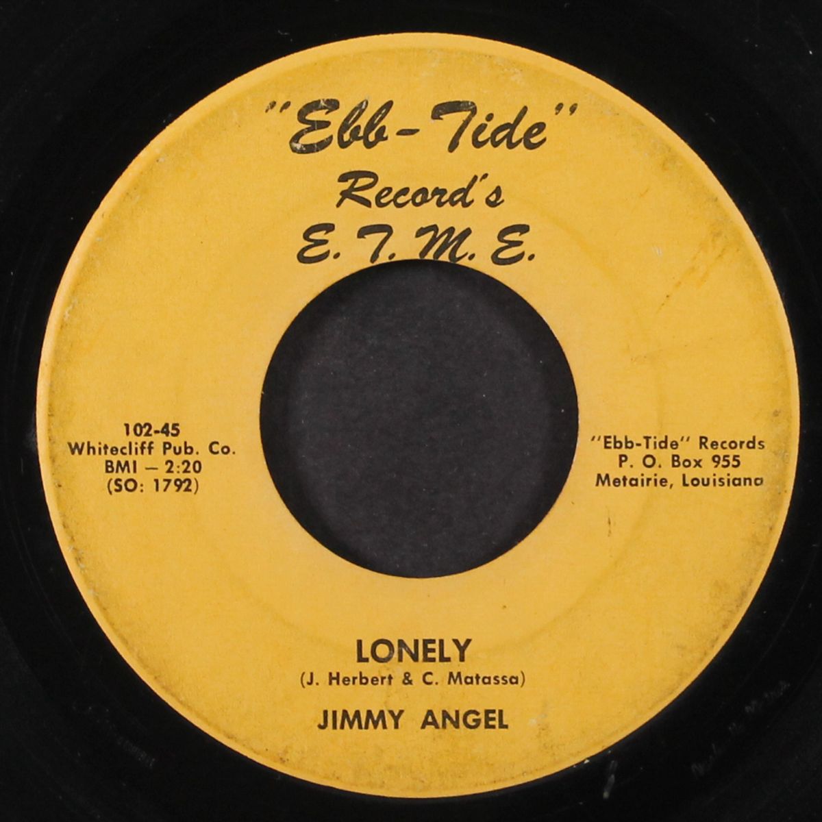 she can dance / lonely by JIMMY ANGEL