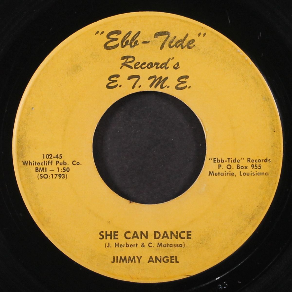 she can dance / lonely by JIMMY ANGEL
