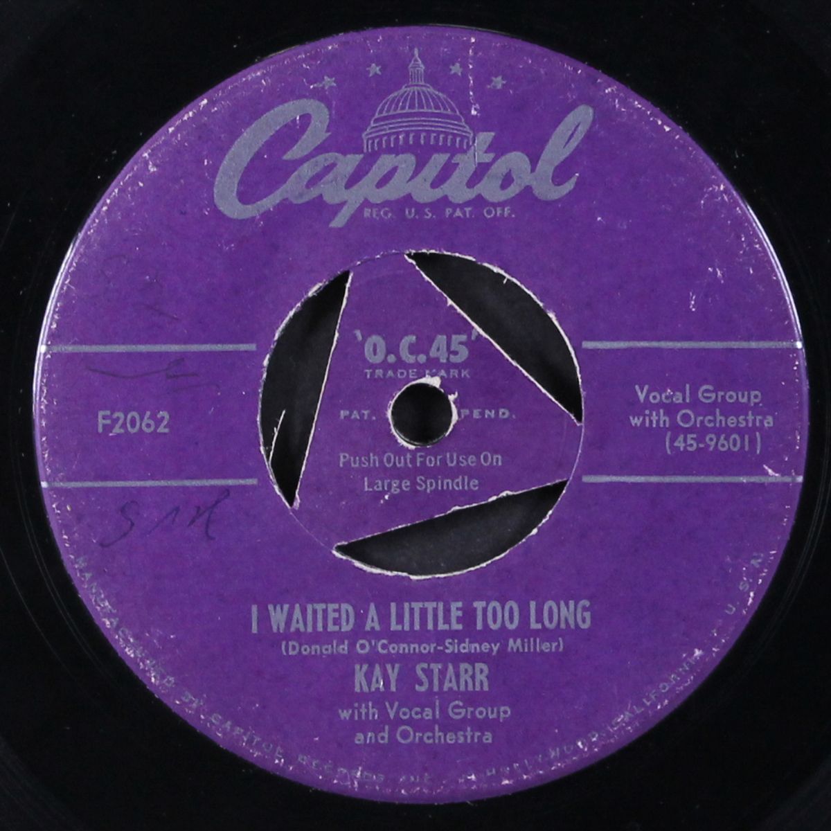 i waited a little too long by KAY STARR