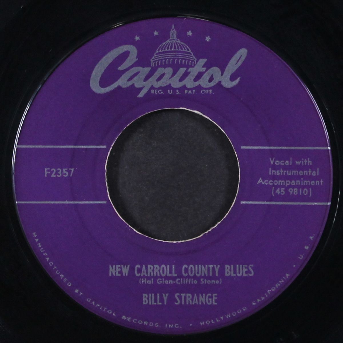 just bummin' around / new carroll country blues by BILLY STRANGE