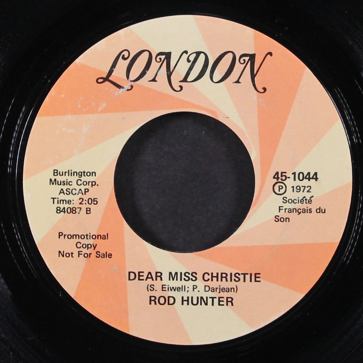 apache / dear miss christie by ROD HUNTER