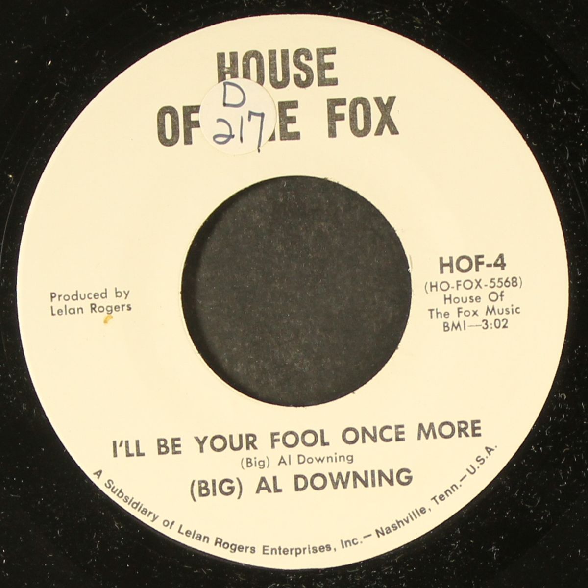 i'll be your fool once more / mono by (BIG) AL DOWNING