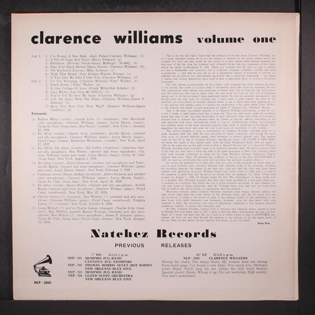 vol. 1 by CLARENCE WILLIAMS