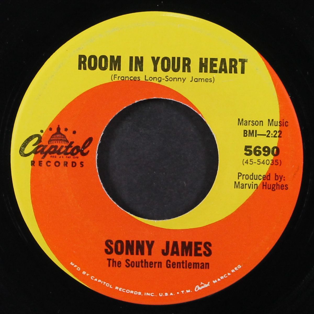 room in your heart / how many times can a man be a fool by SONNY JAMES