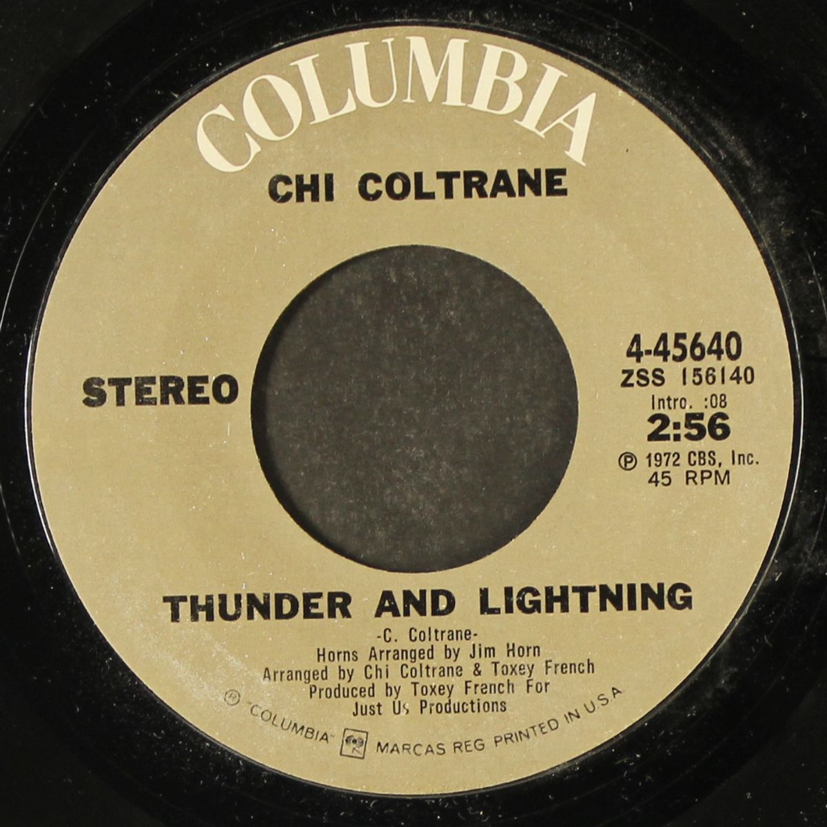 thunder and lightning by CHI COLTRANE