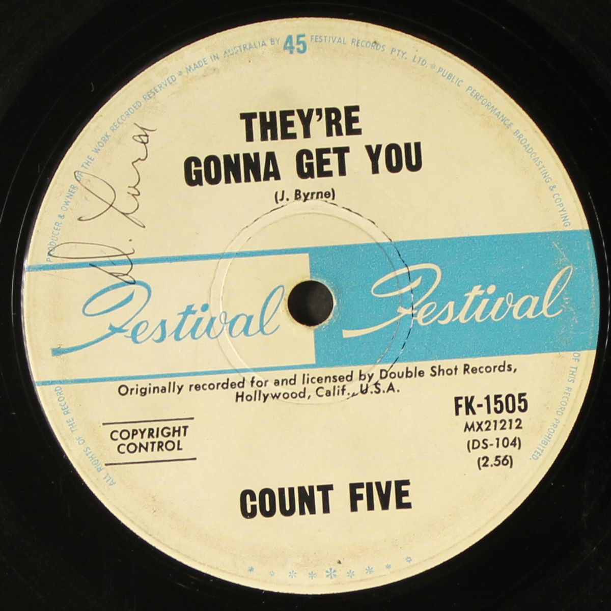 psychotic reaction / they're gonna get you by COUNT FIVE
