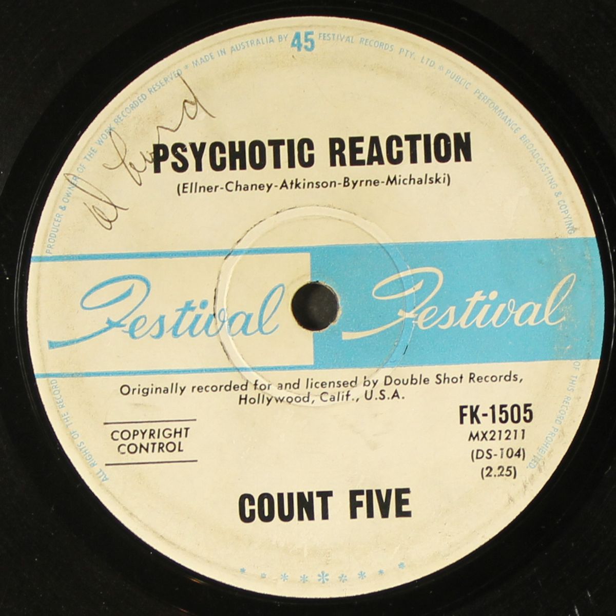 psychotic reaction / they're gonna get you by COUNT FIVE