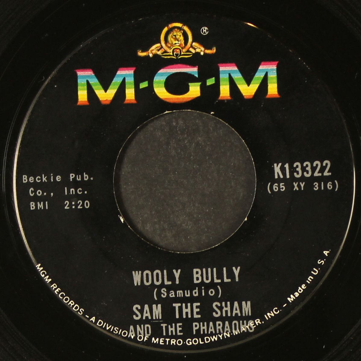 wooy bully / ain't gonna move by SAM THE SHAM & PHARAOHS