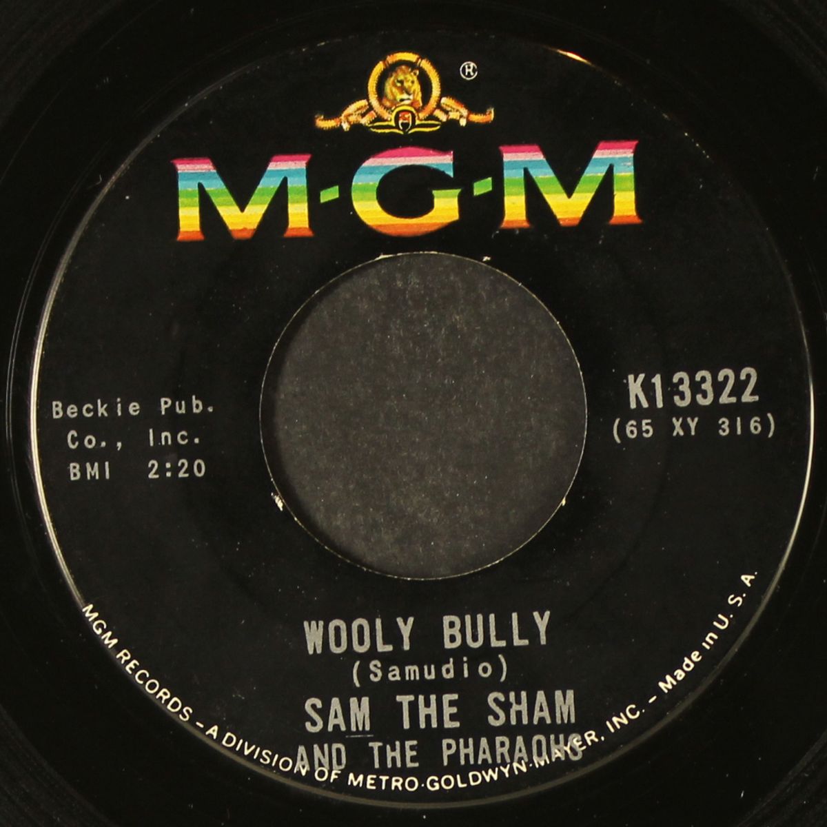 wooy bully / ain't gonna move by SAM THE SHAM & PHARAOHS