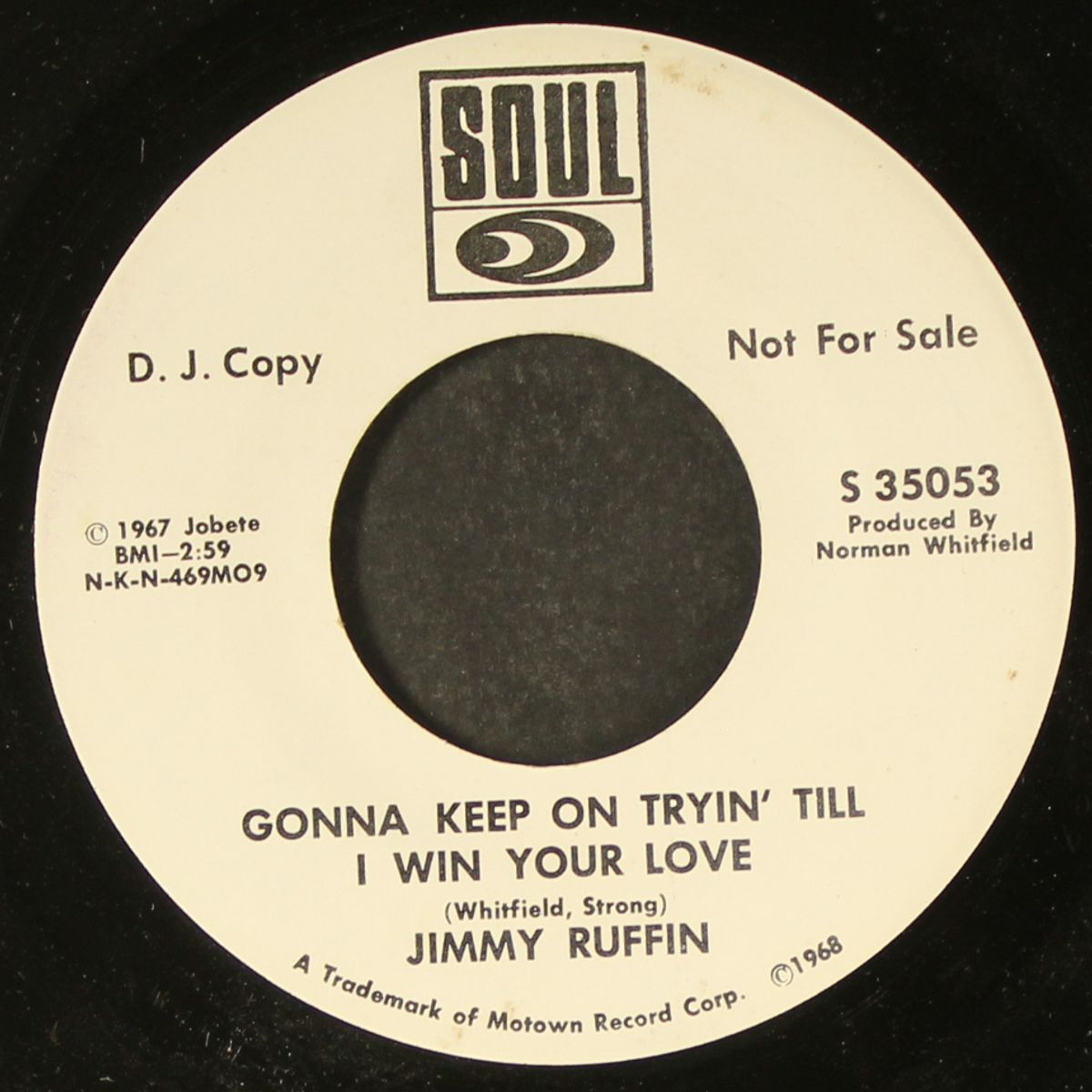 gonna keep on tryin' till i win your love by JIMMY RUFFIN