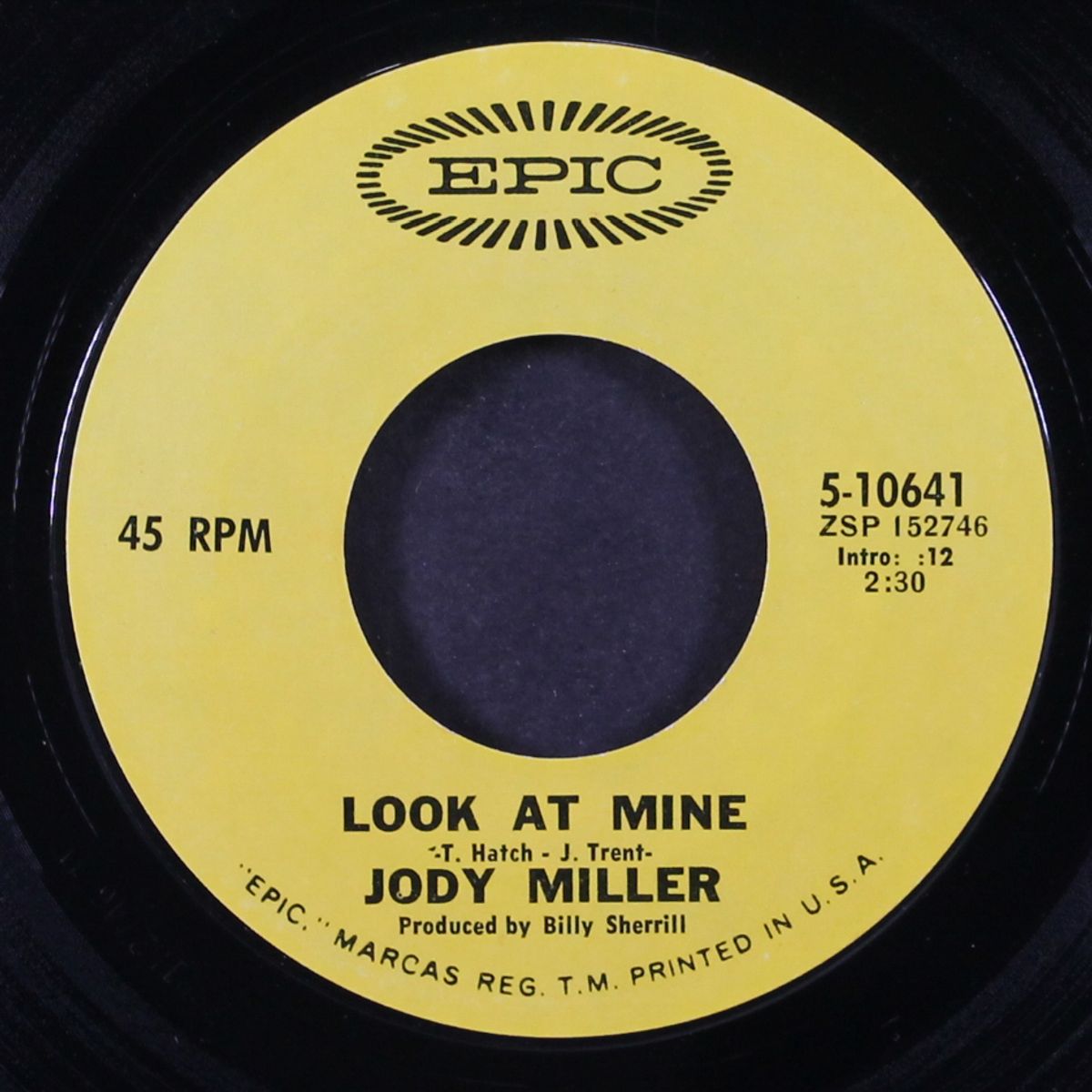 look at mine / safe in these lovin' arms of mine by JODY MILLER