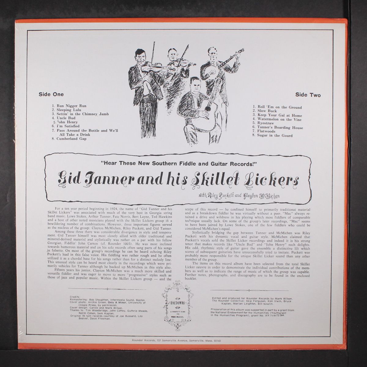 hear these new southern fiddle and guitar records by GID TANNER & SKILLET LICKERS