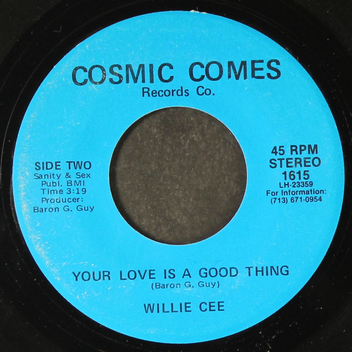 your love is a good thing / don't destroy our love by WILLIE CEE
