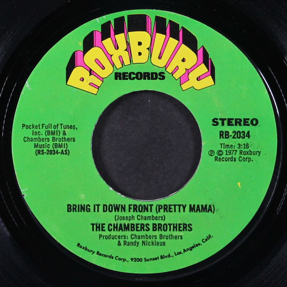 bring it down front / midnight blue by CHAMBERS BROTHERS