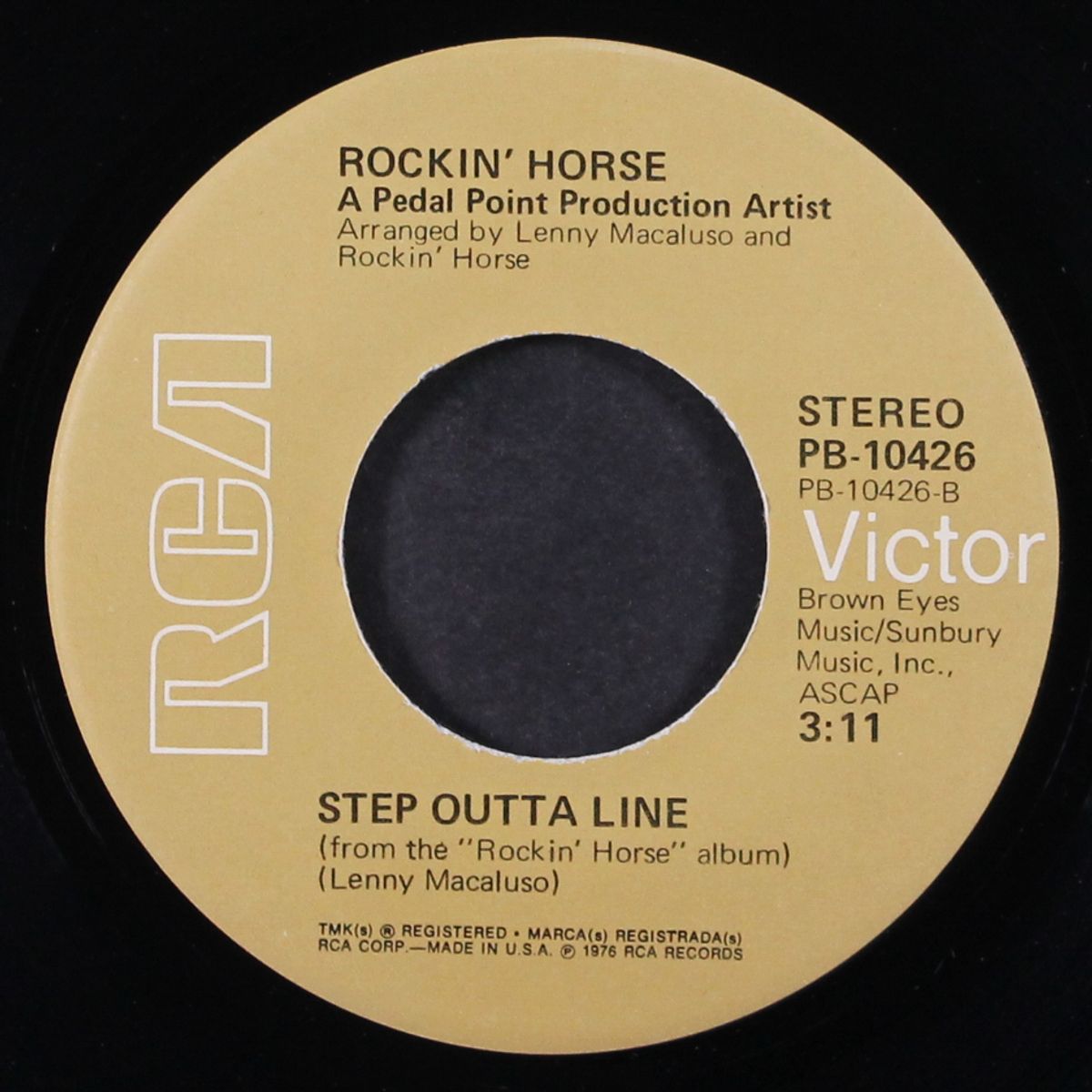 (i can give you) love power / step outta line by ROCKIN' HORSE