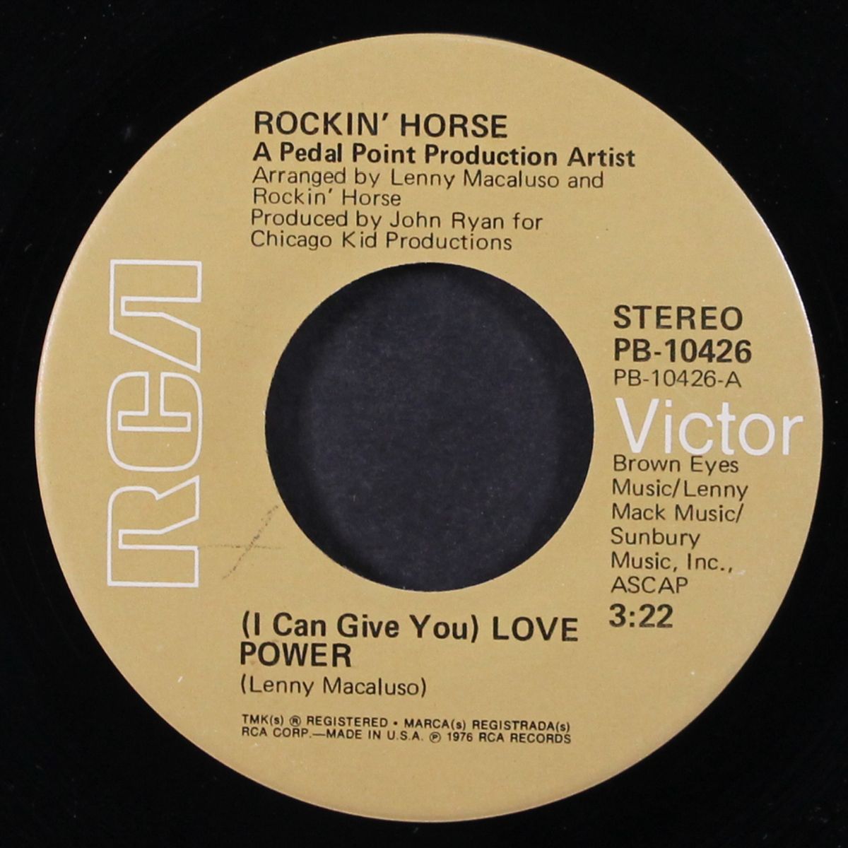 (i can give you) love power / step outta line by ROCKIN' HORSE