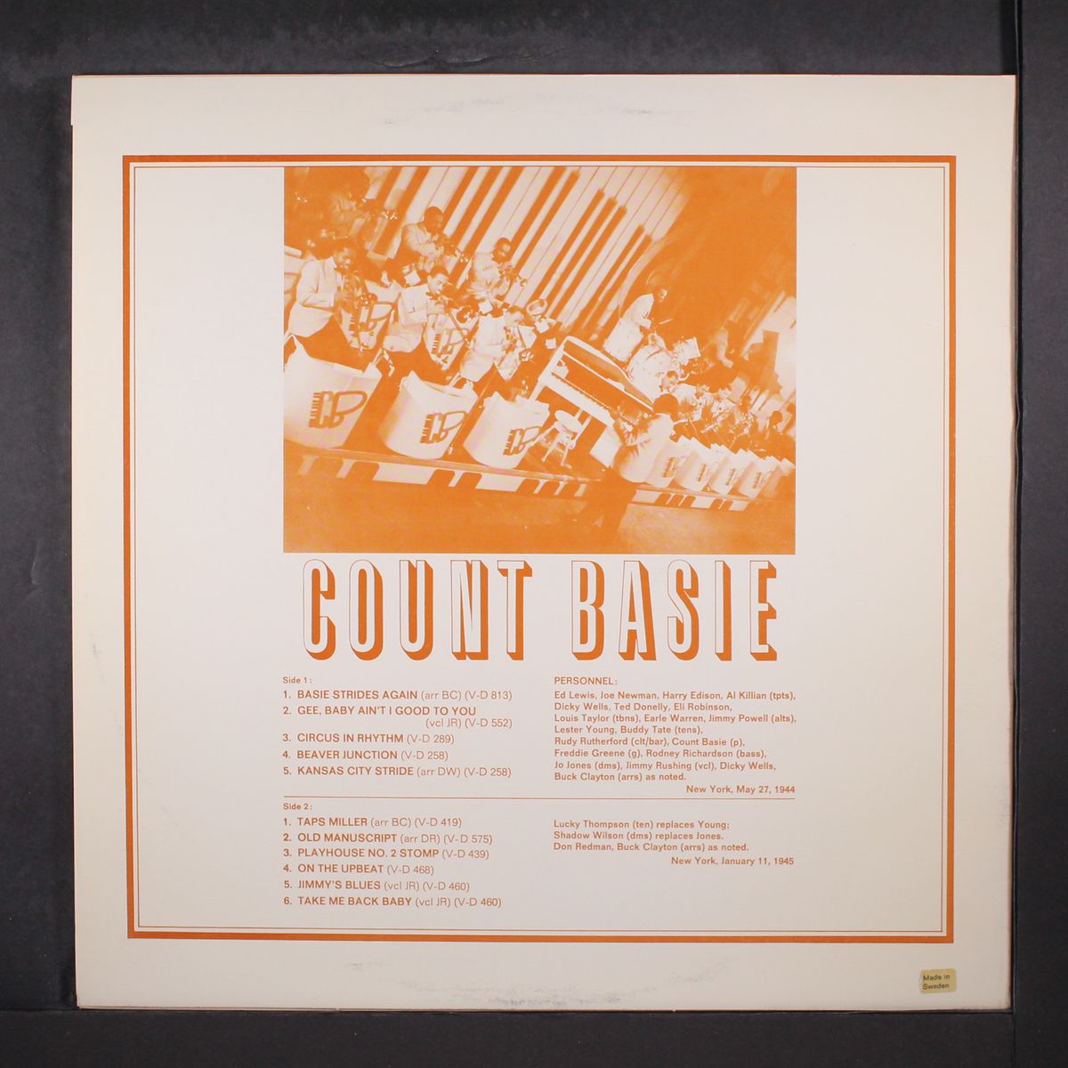 v-discs 1944-45 by COUNT BASIE