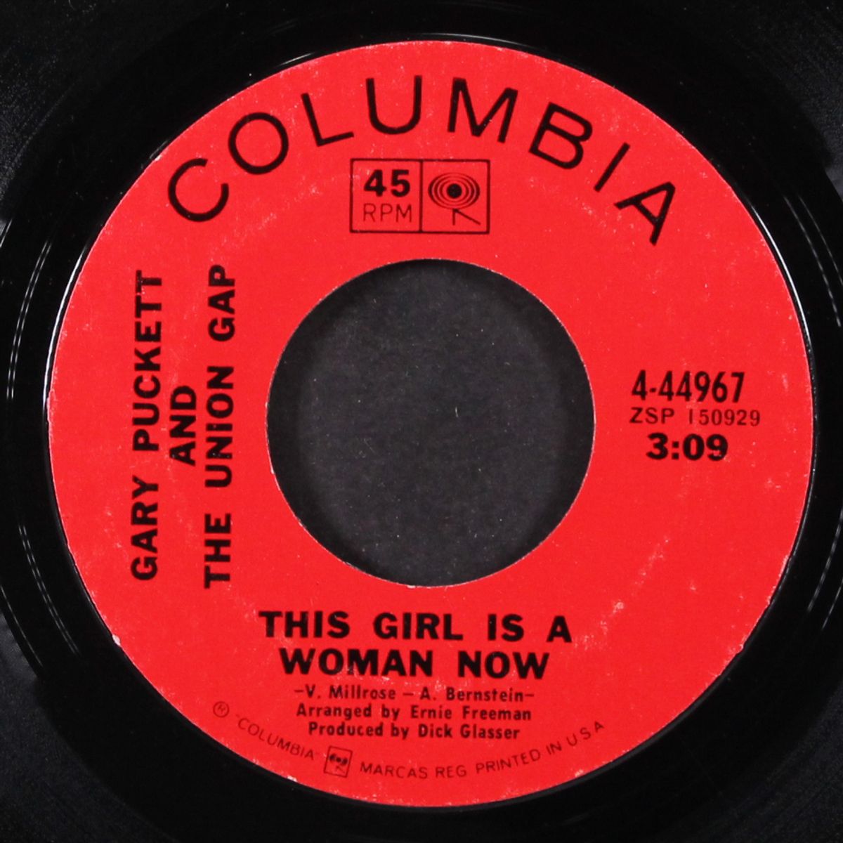 this girl is a woman now / his other woman by GARY PUCKETT & UNION GAP