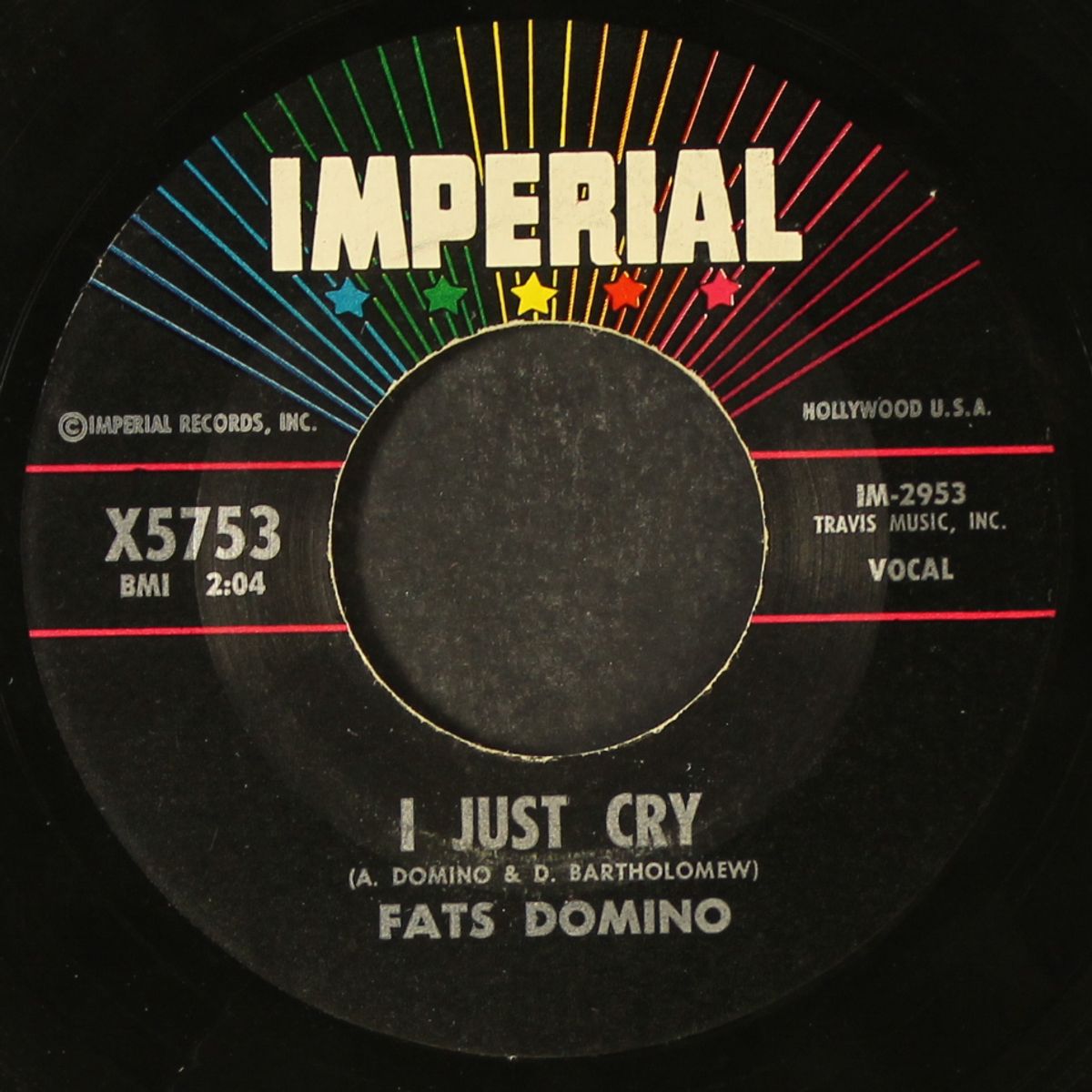 it keeps rainin' / i just cry by FATS DOMINO