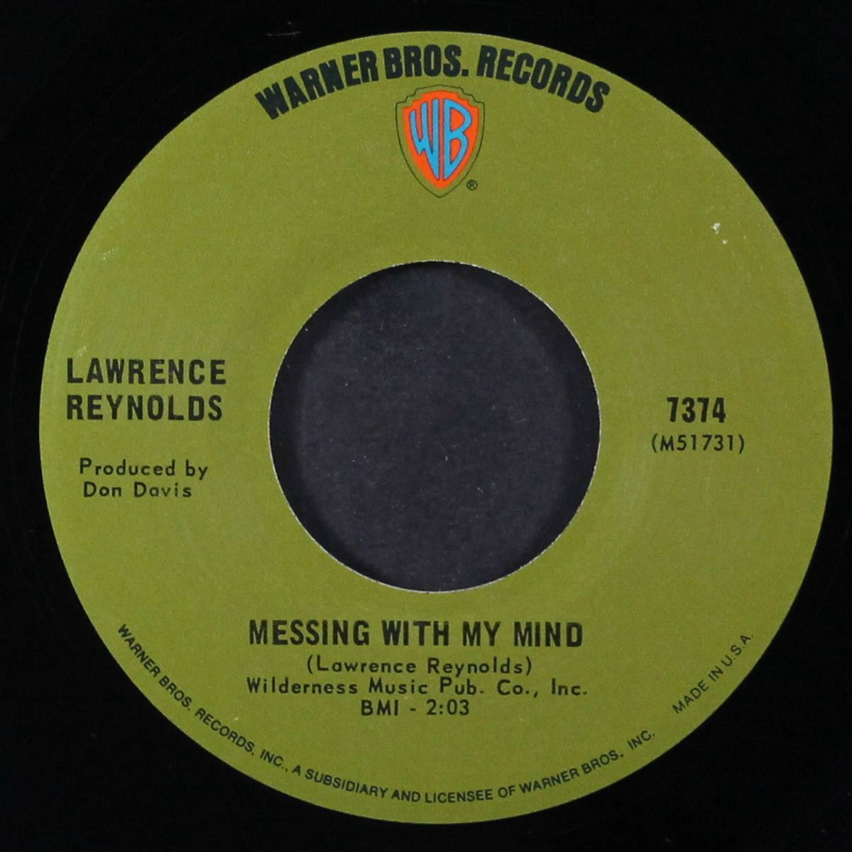 messing with my mind / it was love by LAWRENCE REYNOLDS