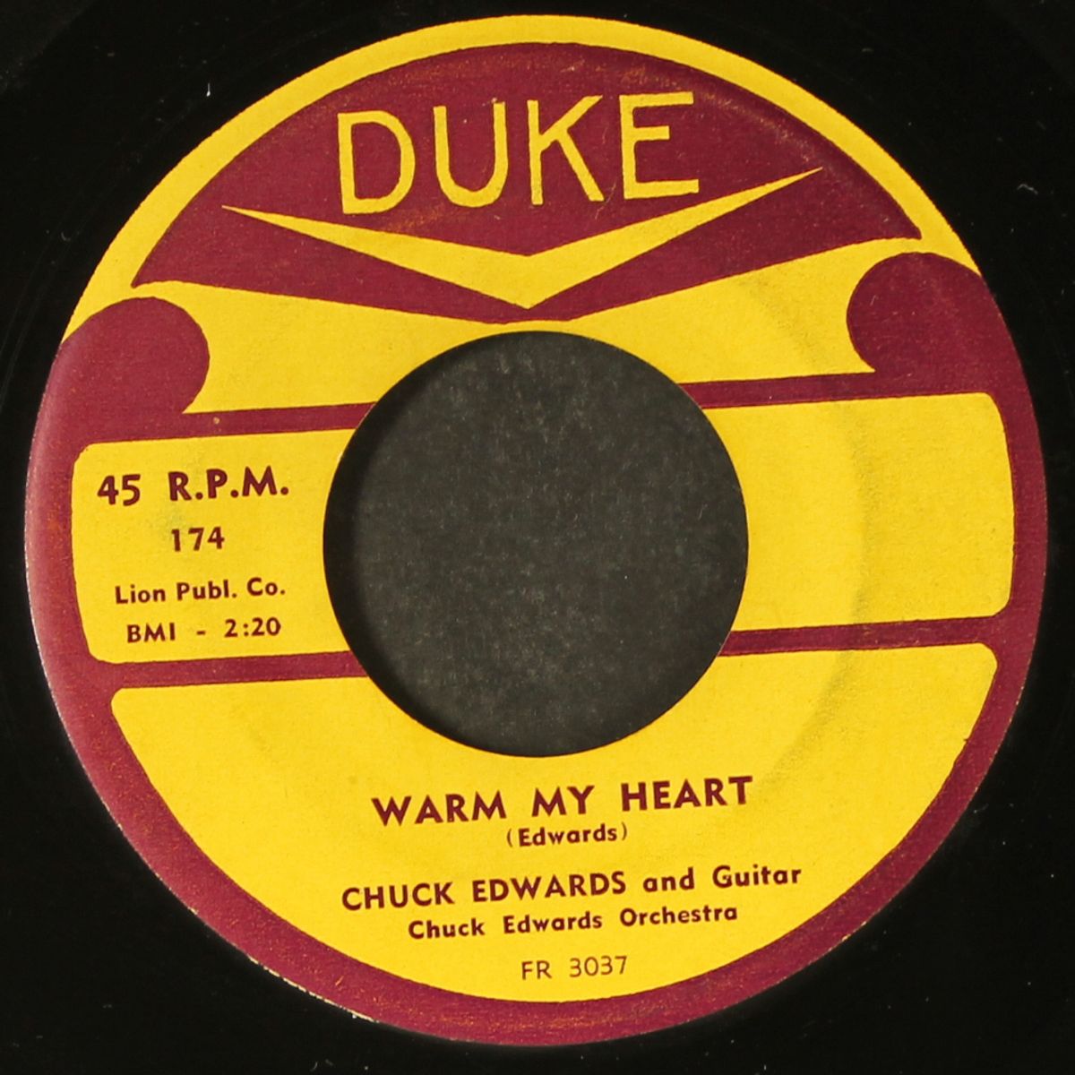 morning train / warm my heart by CHUCK EDWARDS