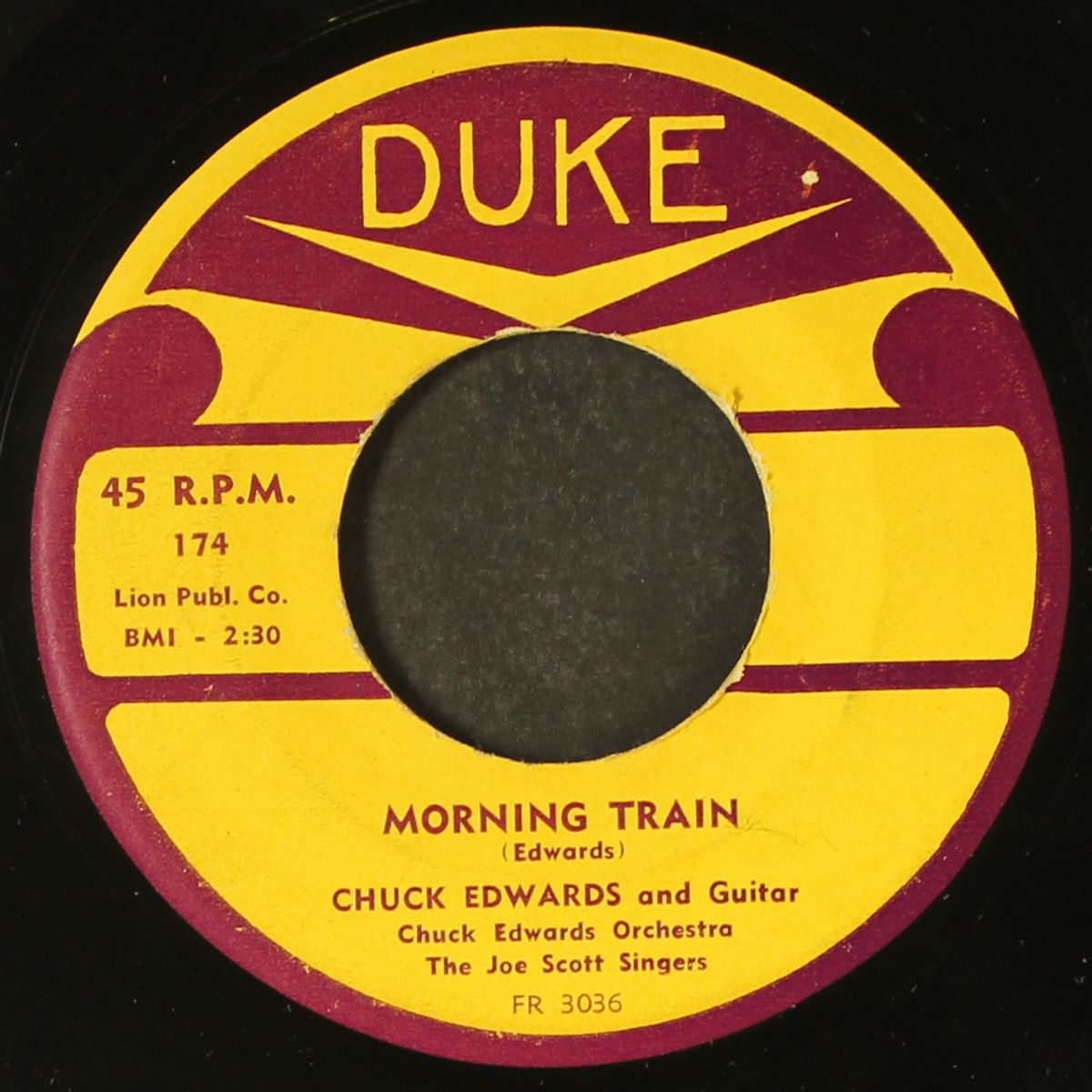 morning train / warm my heart by CHUCK EDWARDS