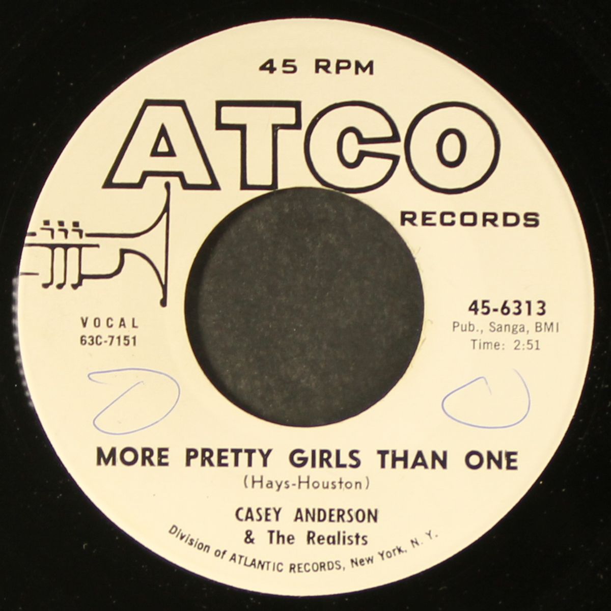 san francisco bay blues / more pretty girls than one by CASEY ANDERSON