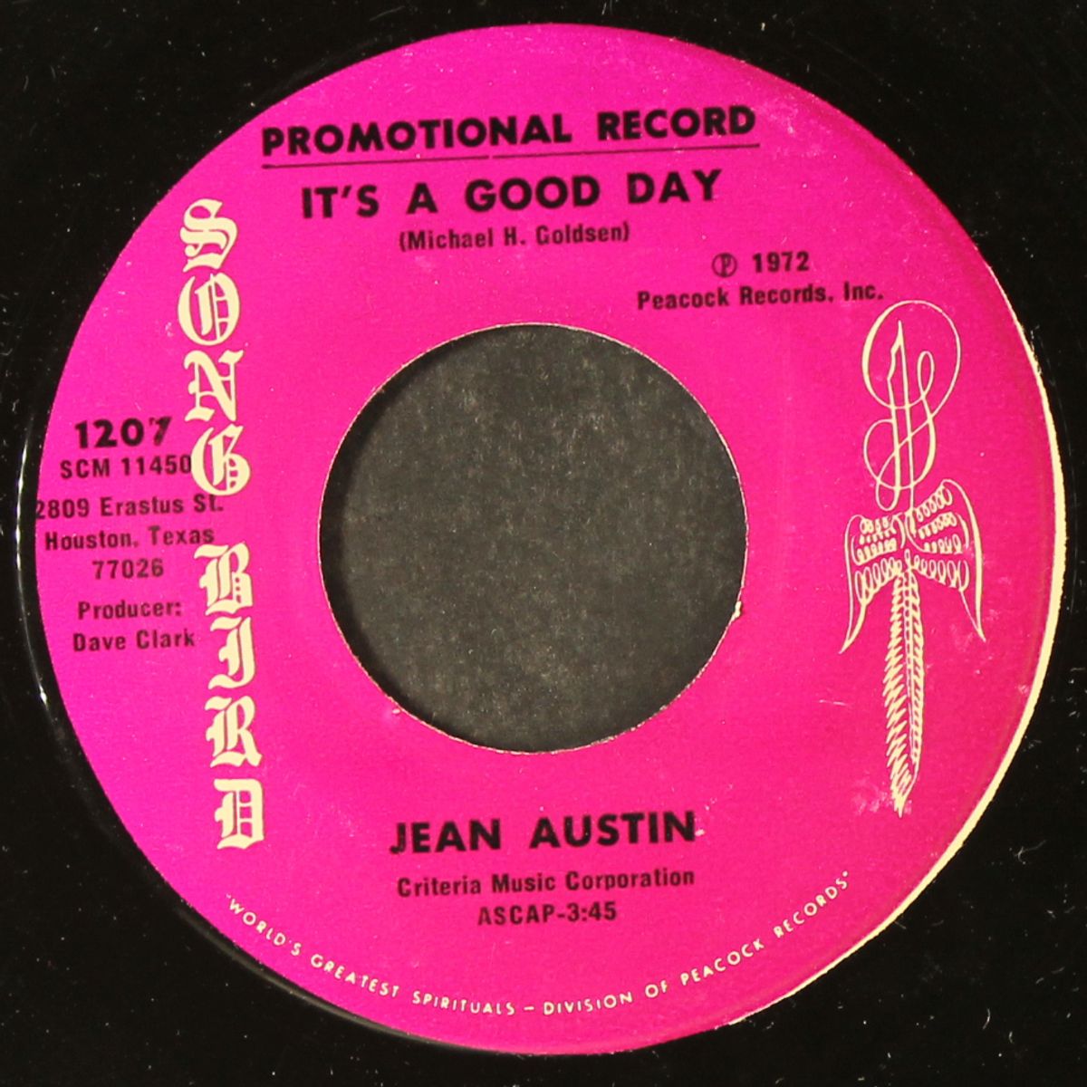 i ain't no stranger now / it's a good day by JEAN AUSTIN