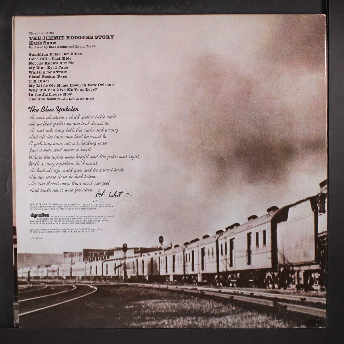 the jimmie rodgers story by HANK SNOW