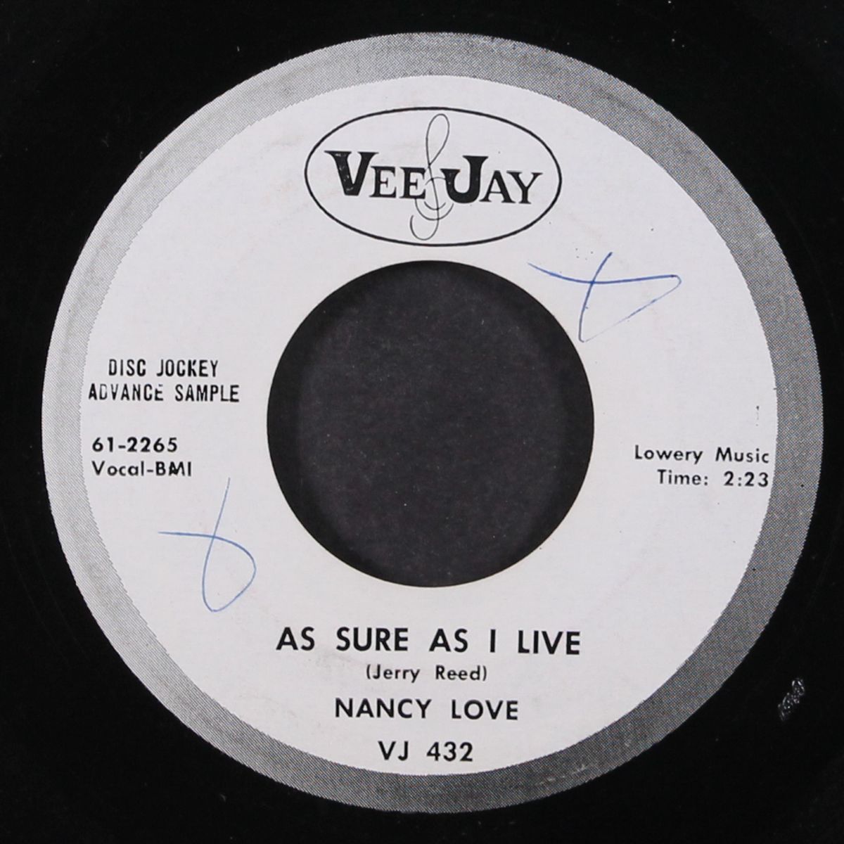 as sure as i live / rescue me by NANCY LOVE