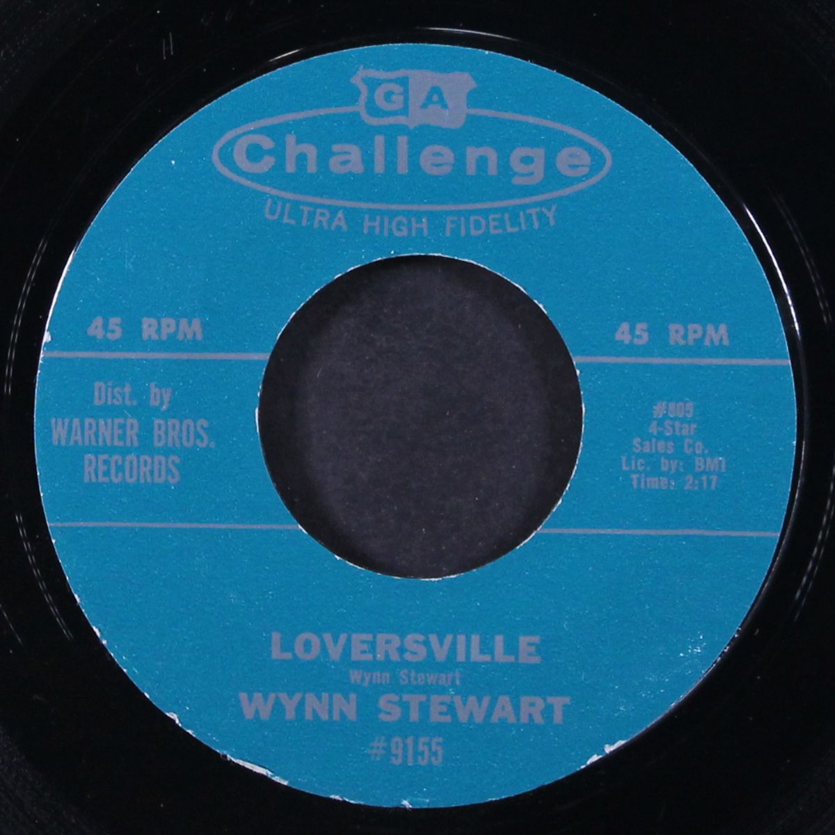 don't look back / loversville by WYNN STEWART