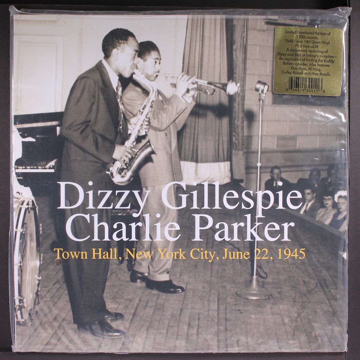 town hall, new york city, june 22, 1945 by DIZZY GILLESPIE, CHARLIE PARKER