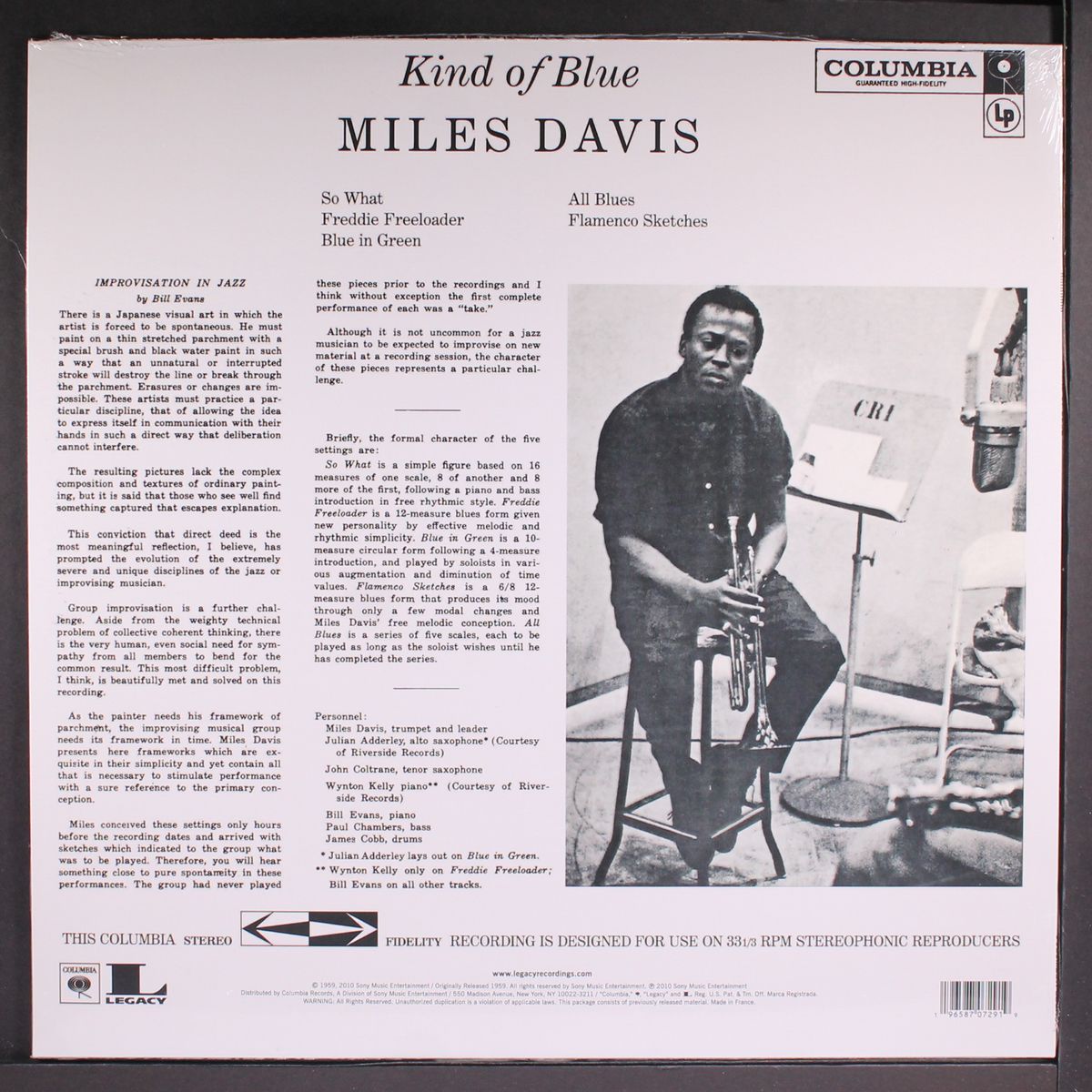 kind of blue by MILES DAVIS
