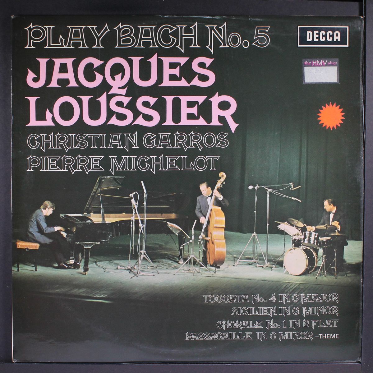 play bach no. 5 by JACQUES LOUSSIER