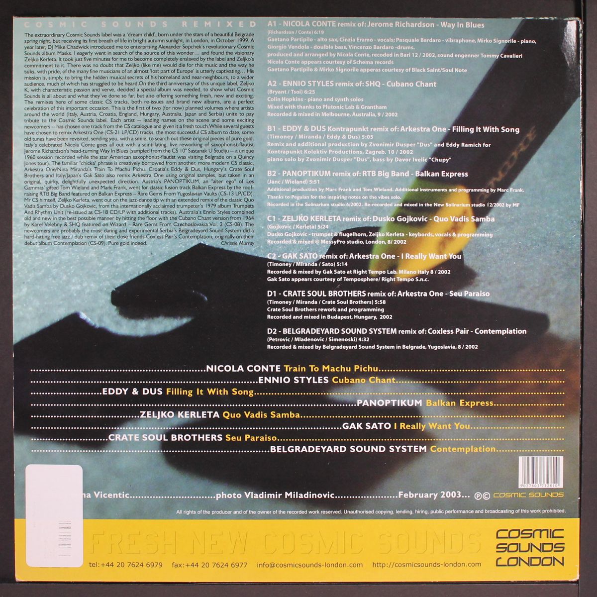 cosmic sounds remixed by VARIOUS