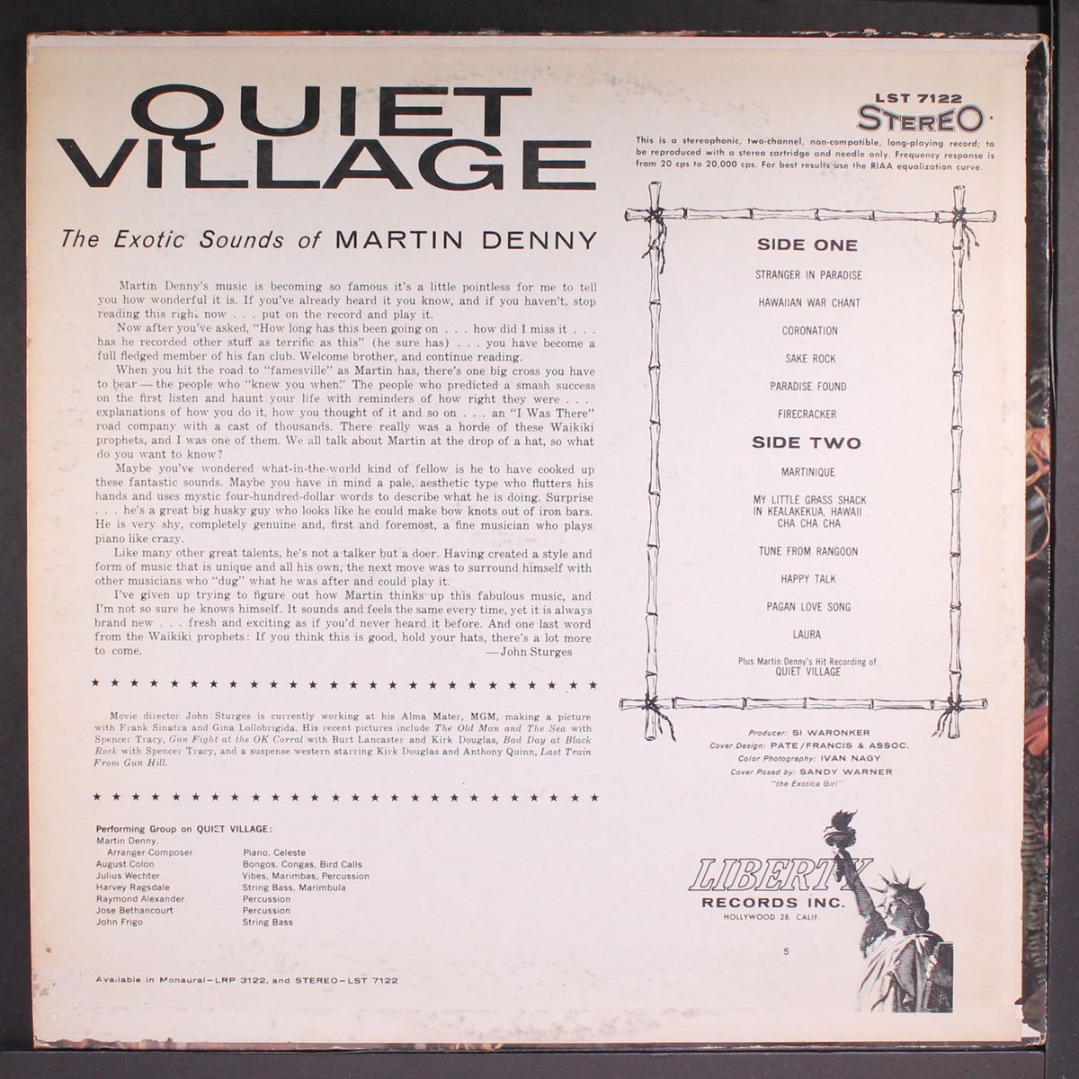 quiet village by MARTIN DENNY