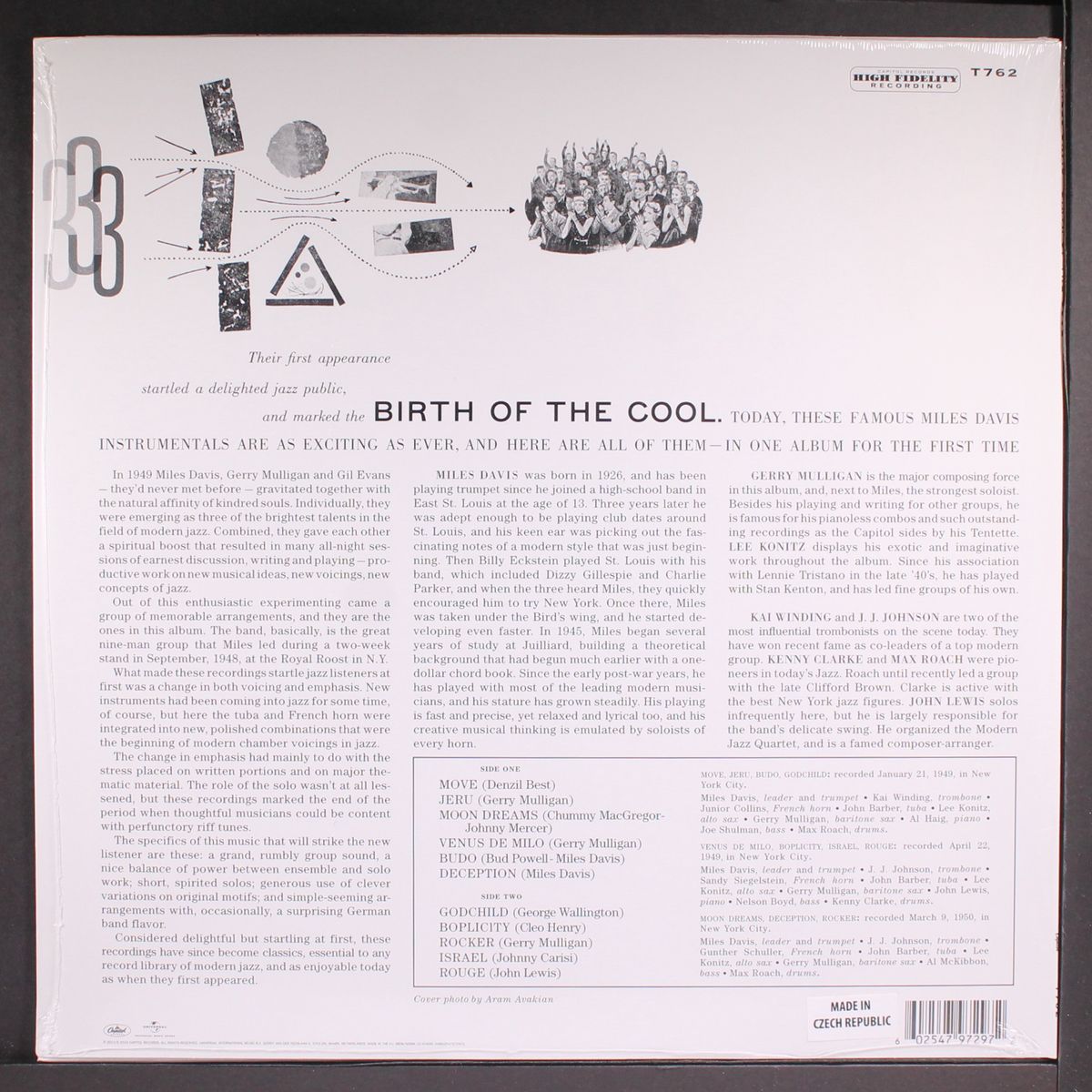 birth of the cool by MILES DAVIS