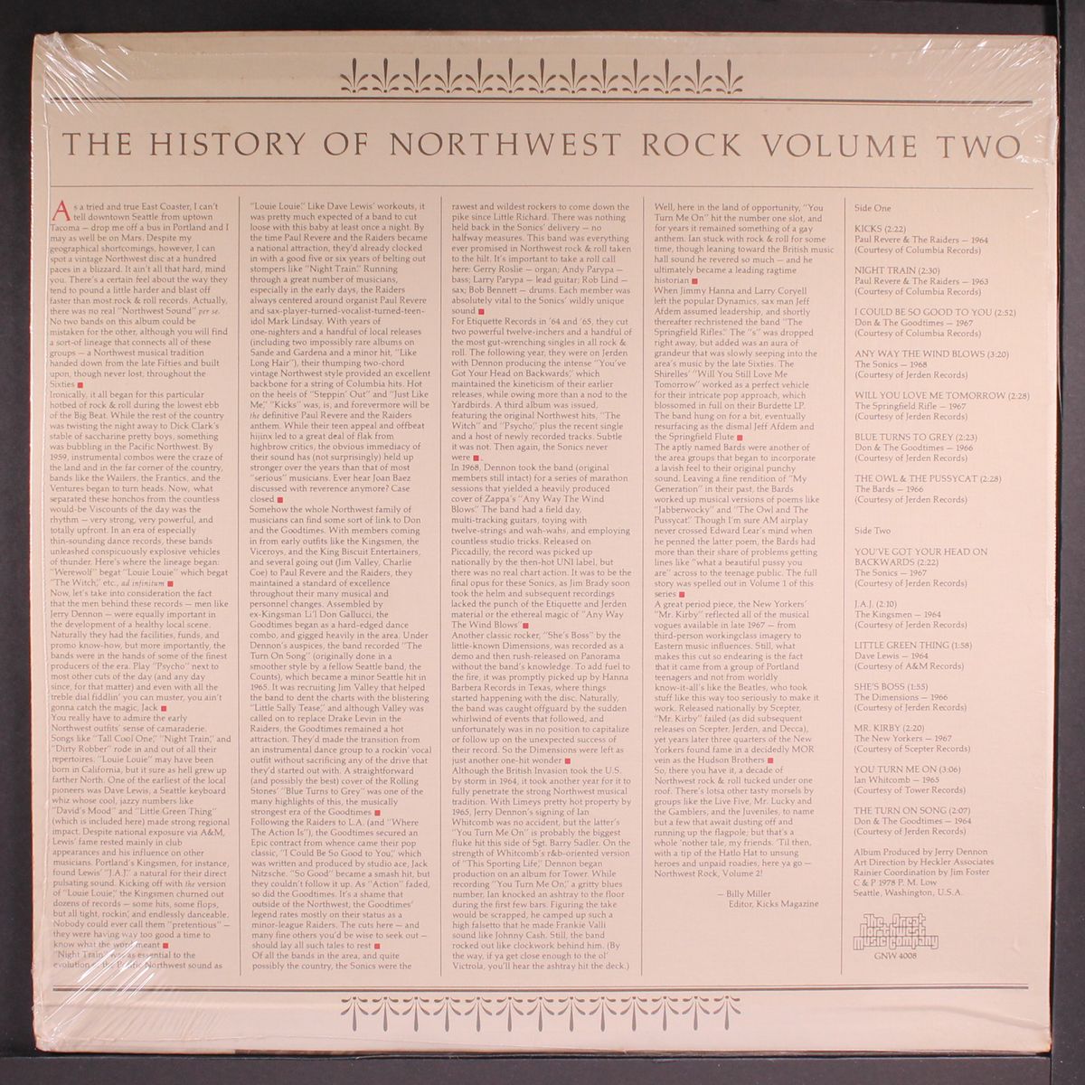 the history of northwest rock, vol. 2 by VARIOUS