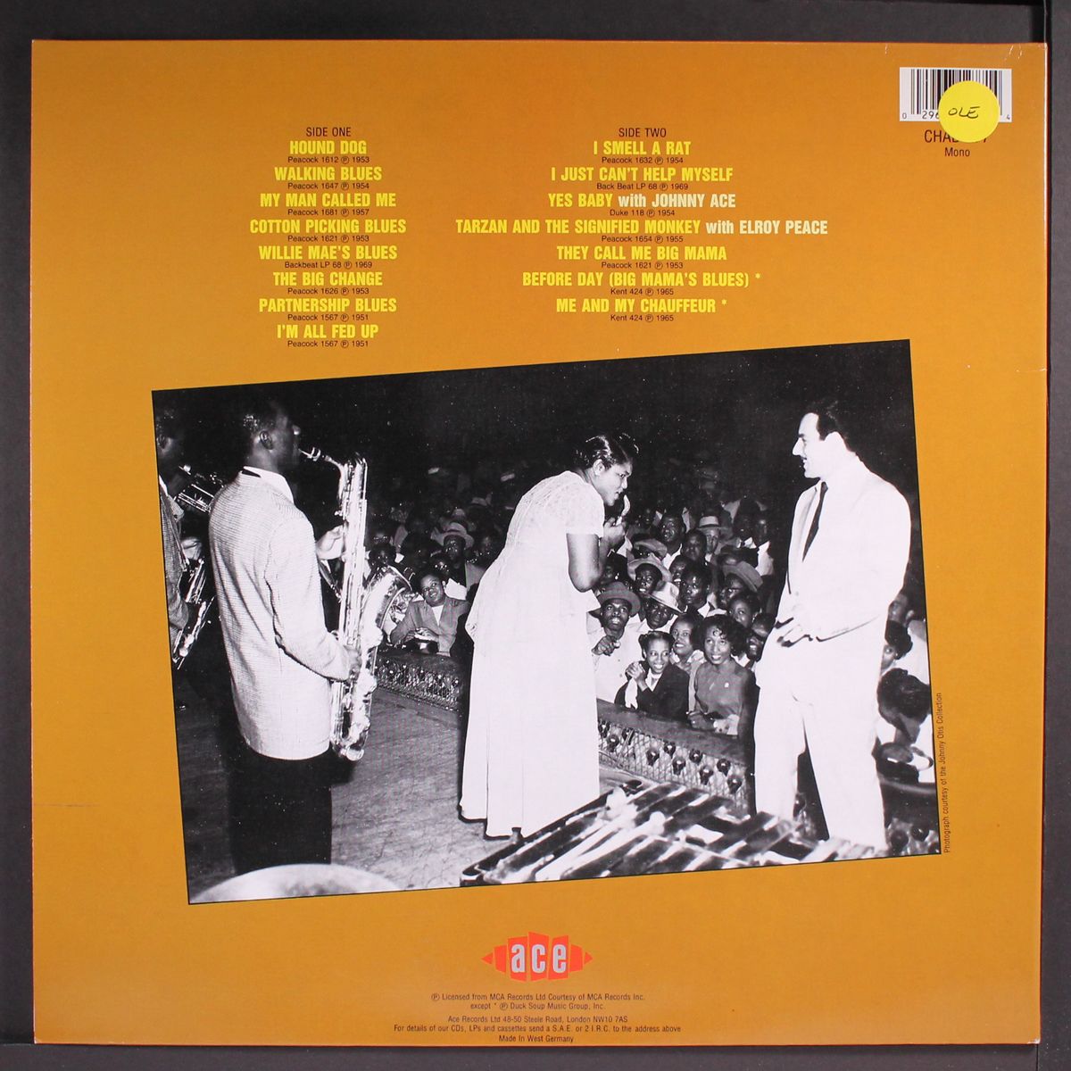 you ole houn' dawg by BIG MAMA THORNTON