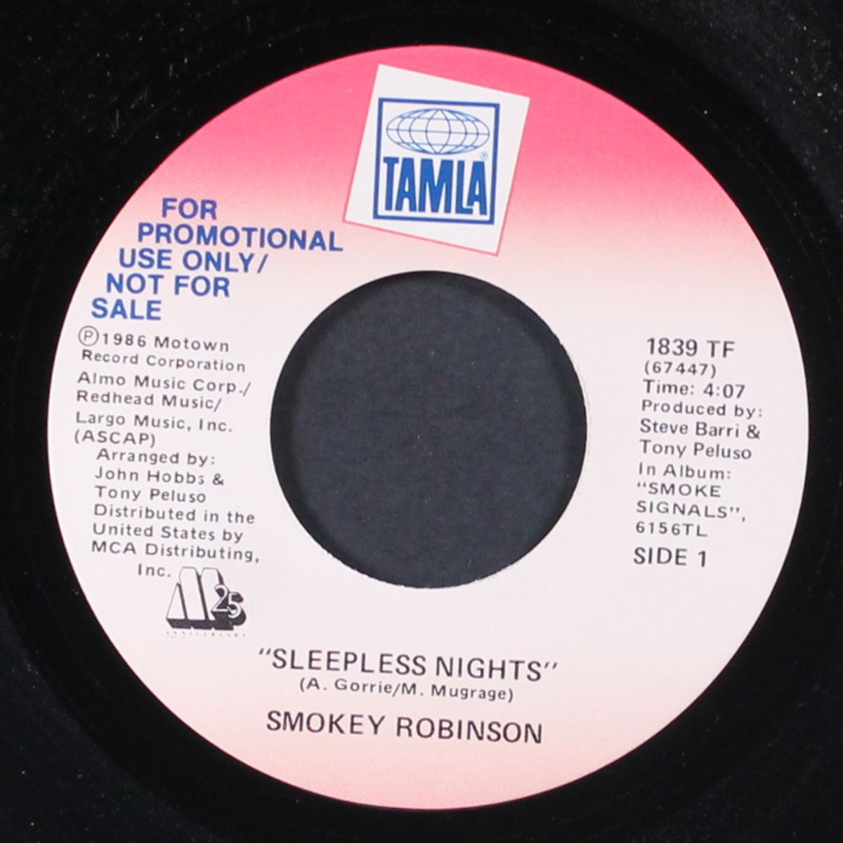 sleepless nights / same by SMOKEY ROBINSON
