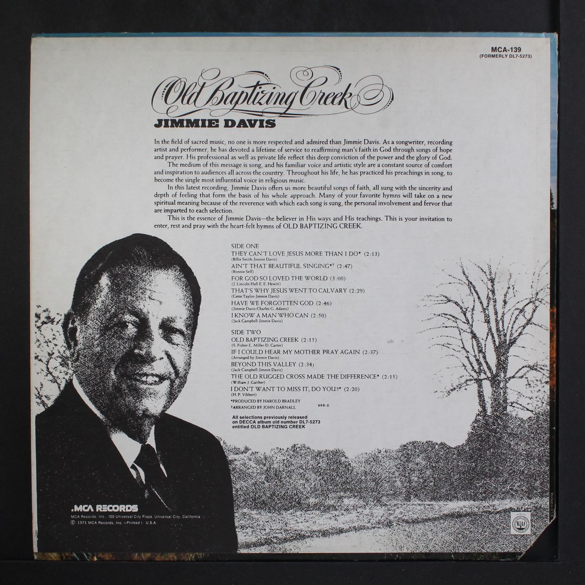 old babtizing creek by JIMMIE DAVIS
