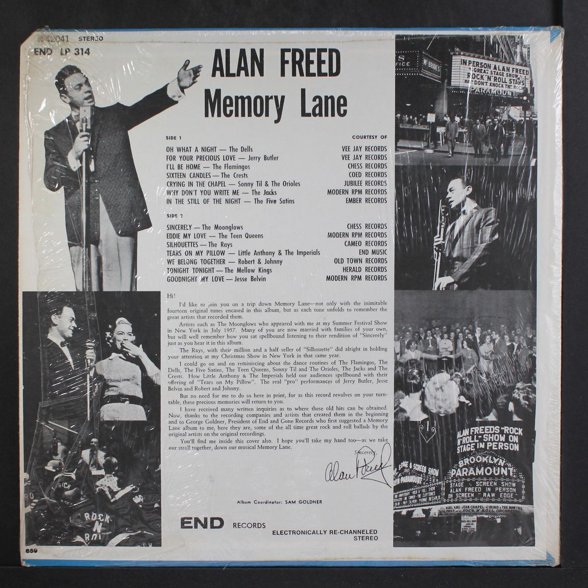 alan freed's memory lane by VARIOUS
