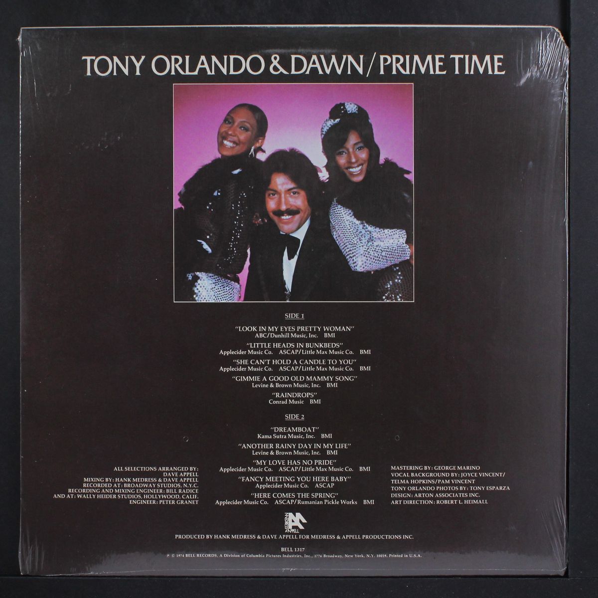 prime time by TONY ORLANDO & DAWN