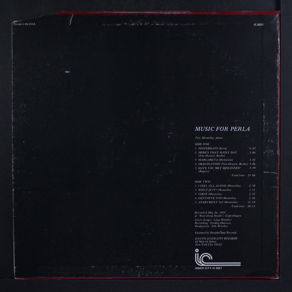 music for perla by TETE MONTOLIU
