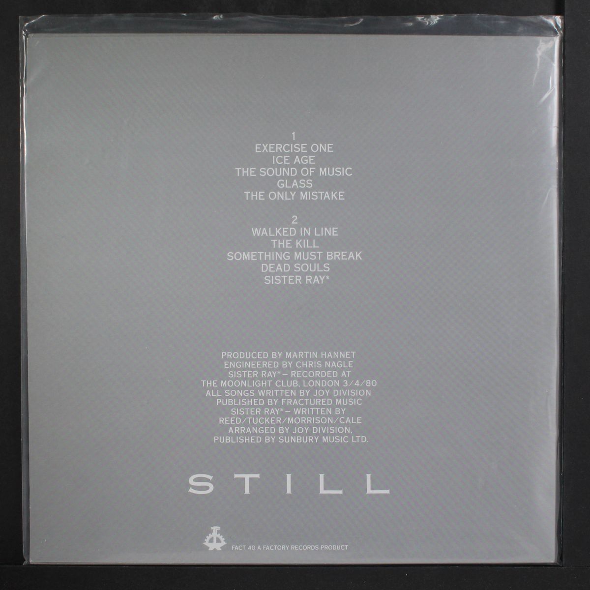 still by JOY DIVISION