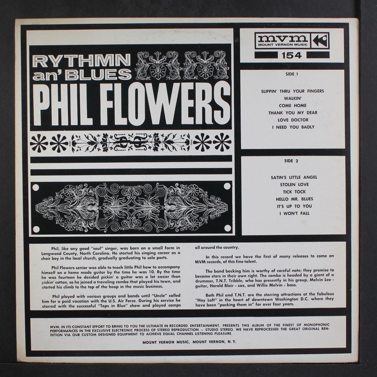 rhythm an' blues by PHIL FLOWERS