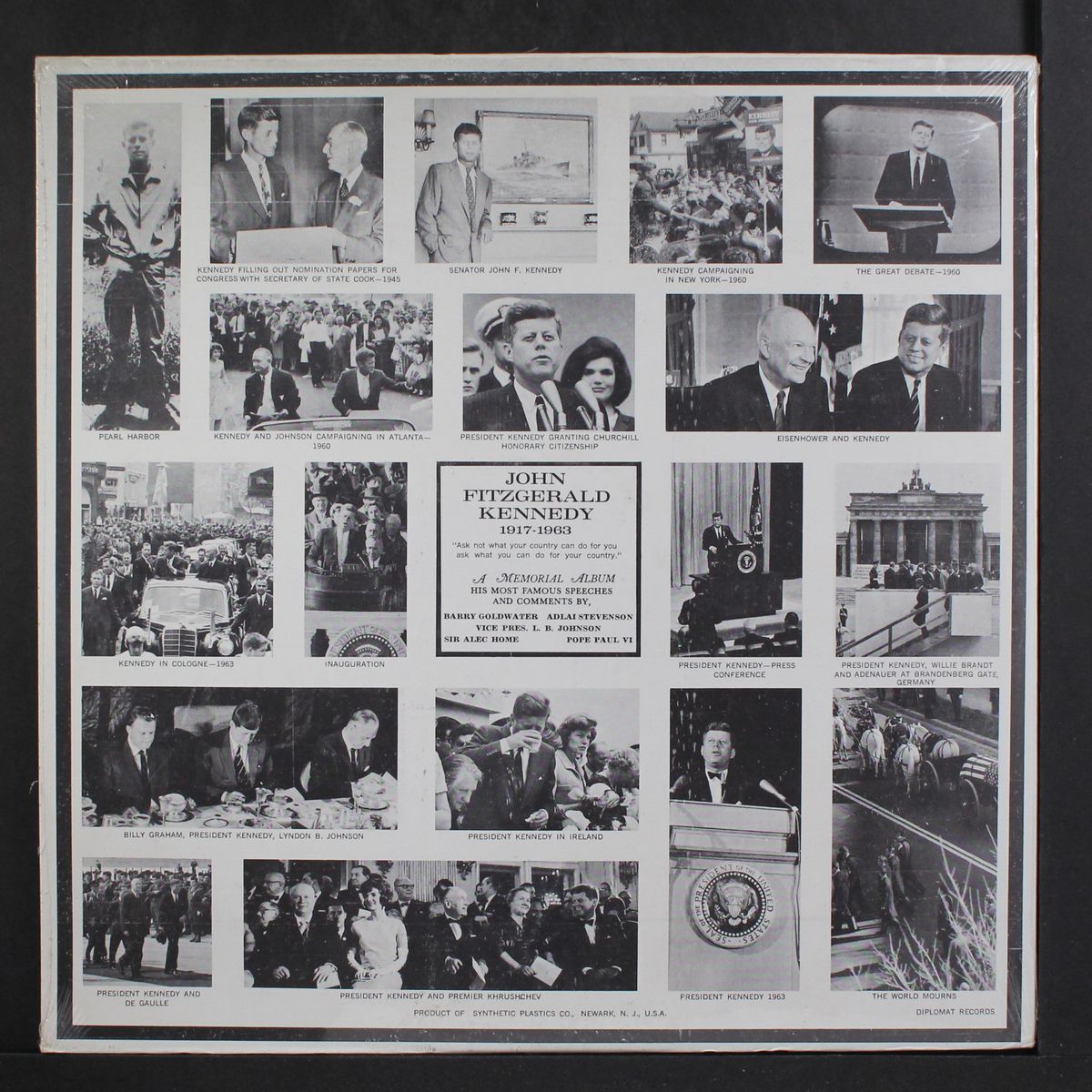 a memorial album by JOHN F. KENNEDY
