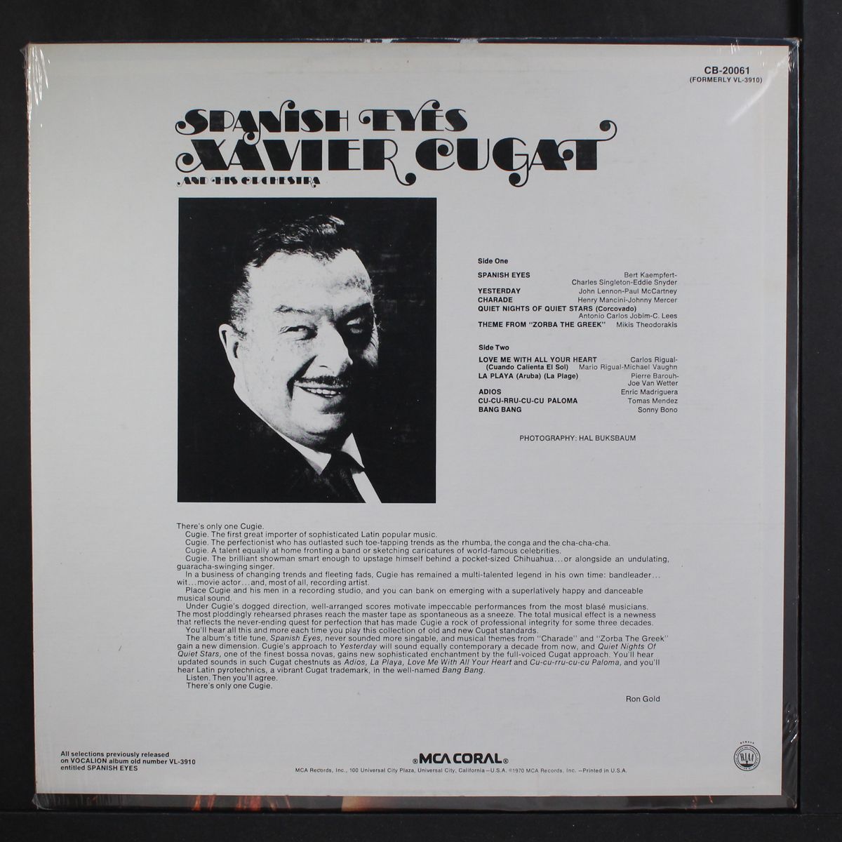 spanish eyes by XAVIER CUGAT